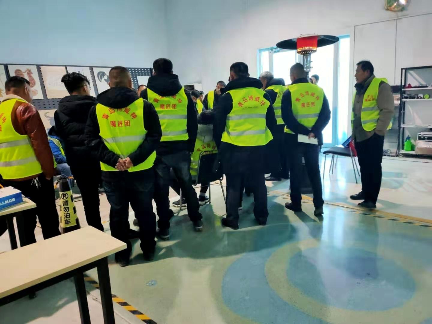 博威特磨匠团施工团队
